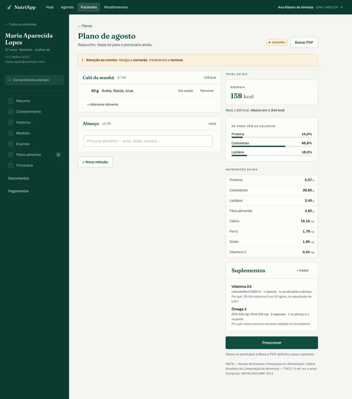 Monta em minutos, entrega em PDF